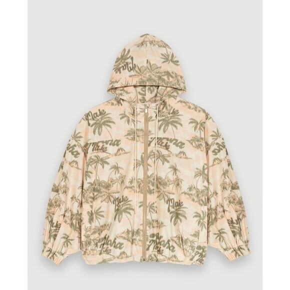 NEW Maje Palm Tree Print Jacket size 40/ Large - Picture 1 of 6